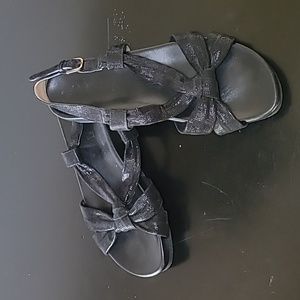 Anyi Lu Black Sandals